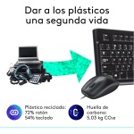 Logitech MK120 Combo Teclado y Ratón Óptico con Cable para Windows, Teclado de Tamaño Completo, USB Plug-and-Play, Compatible con PC y Portátil, Disposición QWERTY Español - Negro - Imagen 5
