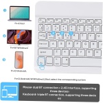 CHUNXVLI Kit Teclado Y Ratón Juego De Teclado Y Ratón, Ratón, Tableta, Teclado, Teclado Inalámbrico, Teclado Portátil, Ratón Teclado Y Mouse - Imagen 5