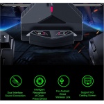 Juego de Convertidor de Ratón y Teclado para Juegos Móviles, Adaptador de Ratón y Teclado Mecánico RGB Inalámbrico con Cable Combo con Fundición de Pantalla - Imagen 6