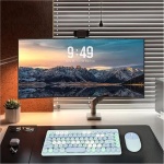 JAWL Combinación de Ratón y Teclado Inalámbrico Compatibilidad con Ratón y Teclado Inalámbrico para PC (Azul) - Imagen 2