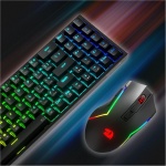 Redragon Combinación de teclado y ratón para videojuegos BS136, 75% K628, teclado mecánico RGB inalámbrico trimodo y paquete de ratón para juegos de 8000 DPI - Imagen 9