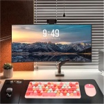 Combo de Teclado Y Ratón Inalámbricos, Set de Teclado Y Ratón de Tamaño Completo de 86 Teclas a 2,4 GHz con Receptor USB, Teclados para Ordenador Portátil Y Ratón para Windows(Rosa) - Imagen 2
