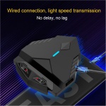 Juego de Convertidor de Ratón y Teclado para Juegos Móviles, Adaptador de Ratón y Teclado Mecánico RGB Inalámbrico con Cable Combo con Fundición de Pantalla - Imagen 3