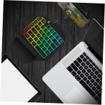 ARTIBETTER Teclado retroiluminado Keyboard Wireless teclados inalambricos teclados Gaming ratón inalámbrico teclados mecanicos Teclado e-Sport Teclado de Juego de computadora Black - Imagen 4