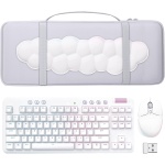 co2CREA Duro Viajar Caja Estuche Funda para Logitech G G713 G715 Teclado(Se Puede almacenar ratón inalámbrico Logitech G705) (Solo Caja, no Contiene Juego de Teclado/ratón) - Imagen 2