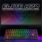 SPIRIT OF GAMER Teclado inalámbrico Bluetooth para gaming, teclado TKL RGB QWERTZ 65 %, teclas semimecánicas con retroiluminación, 25 de las cuales son antighosting, compatible con PC Smartphone y - Imagen 7