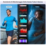 Reloj inteligente para hombre y mujer con efectuación/respuesta de llamadas, 1,95 pulgadas HD Smart Watch, podómetro, pulsómetro SpO2 sueño, Fitness Tracker con más de 100 modos deportivos, - Imagen 5