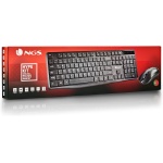 NGS Hype Kit - Teclado y Ratón Inalámbricos, dpi: 800/1200/1600, Multidispositivo BT4.0+BT4.0+2.4Ghz (QWERTY Portugués) - Imagen 9