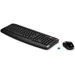 HP 300 Kit Teclado y Ratón Inalámbrico - Teclado QWERTY Español (USB Nanoreceptor inalámbrico, conexión inalámbrica de 2,4 GHz, Sensor Óptico 1600 dpi), Color Negro - Imagen 4