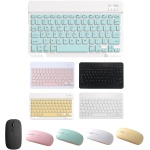Teclado inalámbrico Ratón de alta sensibilidad inalámbrico 3 engranajes DPI 3.0 Interfaz Teléfono móvil Tableta Teclado Portátil Ratón Compatible Equipo de computadora Accesorios, A, ABS - Imagen 5