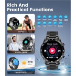 LIGE Reloj Inteligente Hombre,1.43'' AMOLED Smartwatch Hombre con Llamadas y Asistente Voz,100+ Deportes Modo Reloj Deportivo para Android iOS… - Imagen 4