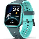 Reloj Inteligente Niños, Pulsera Actividad Niños Niñas, Kids Smartwatch con Podómetro, Frecuencia Cardíaca, Monitor de Sueño, Despertador, Juegos - Reloj Niños Regalo para Niños (Verde) - Imagen 1