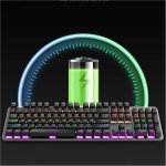 ZHEBEI Teclado mecánico inalámbrico recargable juego especial teclado y ratón - Imagen 5