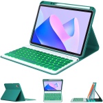 GUPENAA Verde, Funda Teclado Español (Incluye Ñ) para Huawei MatePad 11 (10.95) 2021 (DBY-W09), Retroiluminación de 7 Colores, Teclado Bluetooth Inalámbrico Magnético Desmontable con Ratón - Imagen 5