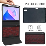 GUPENAA Negro, Funda Teclado Español (Incluye Ñ) para Huawei Matepad 11 2023 (DBR-W10), Retroiluminación de 7 Colores, Teclado Bluetooth Inalámbrico Magnético Desmontable con Ratón - Imagen 4