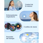 HUAKUA Smartwatch Hombre con Llamadas, 1,3" Round Reloj Inteligente con Podómetro, Esfera de Reloj Personalizada, Monitor Sueño, Podómetro, Pulsómetro Pulsera Actividad para Android iOS - Imagen 6