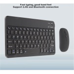 Goshyda Juego de Teclado y Ratón Inalámbricos, 800/1200/1600/2400DPI Compatible con2,4G, Panel Antideslizante Impermeable a Prueba de Polvo, Teclado de Computadora para Oficina (Black) - Imagen 3