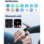 GRV Smartwatch, Pulsera Actividad Inteligente IP68 Impermeable Reloj Inteligente Mujer Hombre con Pulsómetro Monitor de Sueño Podómetro Notificación de Mensajes Reloj Deportivo (Rosa) - Imagen 2