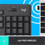 Logitech MK295 Combo de Ratón y Teclado Inalámbricos, Disposición QWERTY Inglés Reino Unido, Black - Imagen 5
