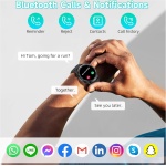 IDEALROYAL S52 Reloj Inteligente Hombre, 1.39" Smartwatch con Llamadas Bluetooth, Pulsómetro, Monitor de Sueño, Deportivos Impermeable IP68 Pulsera Actividad con 110+ Modos Deportivos para Android iOS - Imagen 2