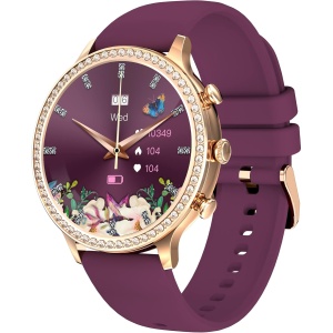 Reloj inteligente para mujer para hacer y responder llamadas, reloj inteligente para mujer, reloj de fitness con frecuencia cardíaca, sueño, oxígeno en sangre, monitor de presión arterial, rastreador