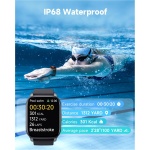TOOBUR Reloj Inteligente Mujer Hombre, Smartwatch Alexa Incorporada IP68 Sumergible con Llamada/Seguimiento del Frecuencia Cardíaca/Sueño/100 Deportes Compatible Android iOS - Imagen 6
