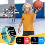 Reloj Inteligente Niños, Pulsera Actividad Niños Niñas, Kids Smartwatch con Podómetro, Frecuencia Cardíaca, Monitor de Sueño, Despertador, Juegos - Reloj Niños Regalo para Niños (Verde) - Imagen 4