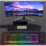Teclado Mecánico Retroiluminado RGB, 104 Plus 7 Teclas, Teclado Inalámbrico de 2,4 GHz con Ratón Recargable, dpi Ajustable de 3 Niveles, para XP, Win 7 8 10 11, OS X OS, - Imagen 9