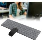 NIZUUONE Combo de Teclado y Ratón Inalámbricos, Diapasón y Ratón Inteligente para Dormir, Conexión Remota de 10m para iOS, y (Black) - Imagen 7
