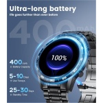 LIGE Reloj Inteligente Hombre,1.43'' AMOLED Smartwatch Hombre con Llamadas y Asistente Voz,100+ Deportes Modo Reloj Deportivo para Android iOS… - Imagen 5