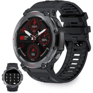 KSIX Reloj Inteligente Oslo Multideporte, Smartwatch Táctil 1,5", Notificaciones y Llamadas, Asistentes de Voz, Podómetro, Pulsómetro y Oxígeno en Sangre, App Propia, Soporte NFC
