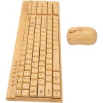 KIMISS Bamboo Wood Ratón y Teclado Inalámbricos Dispositivos de Control de Computadora de 2,4 GHz, Compatibles con la Mayoría de los Sistemas Operativos, Accesorios de - Imagen 4