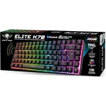 SPIRIT OF GAMER Teclado inalámbrico Bluetooth para gaming, teclado TKL RGB QWERTZ 65 %, teclas semimecánicas con retroiluminación, 25 de las cuales son antighosting, compatible con PC Smartphone y - Imagen 9