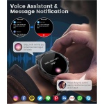 LIGE Reloj Inteligente Hombre Militar con Llamadas Bluetooth, 1.43" AMOLED Smartwatch Hombre con Pulsómetro Monitor de Sueño, IP68 Impermeable, 120+Modos Deportivos, Smartwatch para Android iOS - Imagen 4