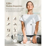 RUXINGX Reloj Inteligente Mujer con Llamada 5.3, Smartwatch Mujer Seguimiento del Periodo, 120+ Modos Deportes, Pulsómetro, SpO2, Monitor Sueño, Podómetro para Android iOS Oro, Regalo Mujer - Imagen 6