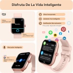 Reloj Inteligente Mujer- 1.91" Smartwatch Mujer de Llamada Bluetooth y Alexa, WhatsApp Notificaciones, 24H Sueño Pulsómetro SpO2 Monitoreo, 120 Modos Deportivos, IP68 Regalo Mujer para Android iOS - Imagen 3