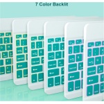 GUPENAA Verde, Funda Teclado Español (Incluye Ñ) para Huawei MatePad Pro 13.2 (PCE-W30), Retroiluminación de 7 Colores, Teclado Bluetooth Inalámbrico Magnético Desmontable con Ratón - Imagen 2