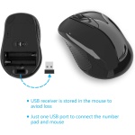 Yeemie Pro Teclado Numérico y ratón Combo, 2.4G Teclado Numérico y Mouse USB Ultradelgado Portátil para Computadora Portátil, Computadora de Escritorio, PC, Solo un Receptor USB - Imagen 6