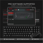 Redragon Combinación de teclado y ratón para videojuegos BS136, 75% K628, teclado mecánico RGB inalámbrico trimodo y paquete de ratón para juegos de 8000 DPI - Imagen 8