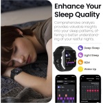 TOZO S4 AcuFit One - Reloj Inteligente Hombre Mujer, 1,78" Smartwatch con Llamadas Bluetooth, Fitness Tracker, Pulsómetro, Monitor de Sueño, IP68 Impermeable - Imagen 6