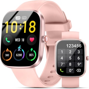 Reloj Inteligente Mujer Hombre, 1.91" Smartwatch con Whatsapp Notificación y Llamadas Bluetooth, IP68 Pulsera Actividad con 100+ Modos Deportivos, Pulsómetro, SpO2, Monitor de Sueño para iOS Android