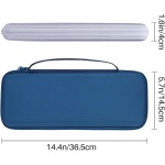 Lebakort Duro Caja Estuche Funda para Teclado Inalámbrico Logitech Pebble Keys 2 Combo K380s K380 + M350 Pebble Mouse Combo (Estuche Blanco Grisáceo) - Imagen 8