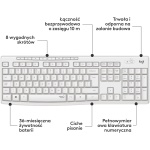 Logitech MK295 Combo de Ratón y Teclado Inalámbricos, Disposición QWERTY US Internacional, Blanco - Imagen 5