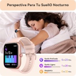 Reloj Inteligente Mujer- 1.91" Smartwatch Mujer de Llamada Bluetooth y Alexa, WhatsApp Notificaciones, 24H Sueño Pulsómetro SpO2 Monitoreo, 120 Modos Deportivos, IP68 Regalo Mujer para Android iOS - Imagen 4