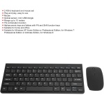 Teclado inalámbrico de 2,4 GHz Teclado USB ergonómico Panel táctil Retroiluminación Teclado Juego de ratón, Ordenador portátil para computadora - Imagen 2