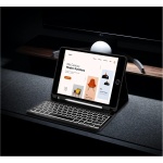 IVEOPPE Funda Teclado iPad 9, Teclado iPad 10.2, Teclado Español Ñ Retroiluminados Inalámbrico Desmontable para iPad 9 2021/iPad 8 2020/ iPad7 2019 10.2", iPad Air 3, iPad Pro 10.5, Negro - Imagen 7