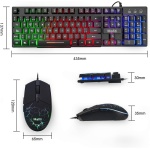 Mafiti RK101 Combo Teclado Español y Ratón,Teclado Retroiluminado y Ratón Gaming Retroiluminado, Sensación Mecánico Teclado, Ideal para Jugar y Trabajar - Imagen 2