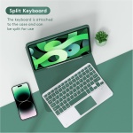 GUPENAA Funda con Teclado para iPad Pro de 13 Pulgadas (M4) 2024 con Trackpad, Contiene Ñ, Portalápices Integrado, Teclado Bluetooth Inalámbrico Magnético Desmontable con Ratón,Blue 1 - Imagen 4