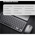 VVHUDA Combinación de Teclado y ratón, batería Recargable inalámbrica de 2,4 G, diseño ergonómico dpi Ajustable silencioso, Juego de Teclado y ratón, para Sistema Windows Small Gift - Imagen 6