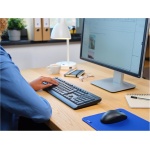 Trust Primo - Juego de Teclado y ratón inalámbrico, diseño alemán QWERTZ, Teclas Planas, a Prueba de Salpicaduras, ratón inalámbrico ambidiestro, Receptor USB, Teclado inalámbrico para PC, Ordenador, - Imagen 8